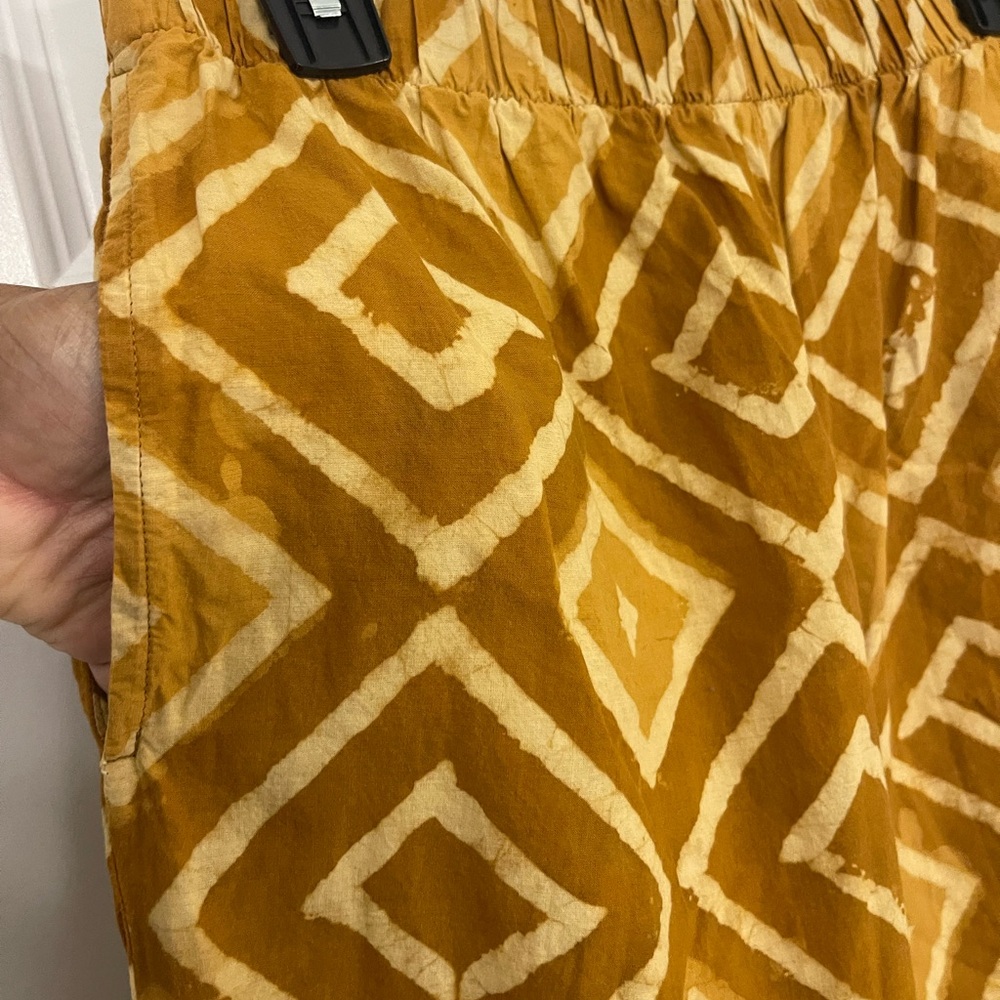 Geometric Pattern Wide Leg Pants - Picture 4 of 4